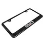 Ford Mustang 5.0 Black Carbon Fiber Look ABS Plastic License Plate Frame