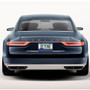 Lincoln Continental Blue Carbon Fiber Texture ABS Plastic 50 States License Plate Frame