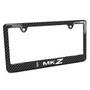 Lincoln MKZ Black Carbon Fiber Look ABS Plastic License Plate Frame