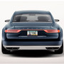 Lincoln Continental Black Carbon Fiber Texture ABS Plastic 50 States License Plate Frame