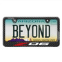Chevrolet Corvette C8 Z06 Black Carbon Fiber Look ABS Plastic License Plate Frame
