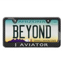 Lincoln Aviator Black Carbon Fiber Look ABS Plastic License Plate Frame