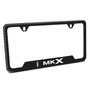 Lincoln MKX Black Carbon Fiber Texture ABS Plastic 50 States License Plate Frame