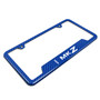 Lincoln MKZ Blue Carbon Fiber Texture ABS Plastic 50 States License Plate Frame