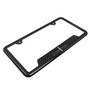 Lincoln Black Label Black Carbon Fiber Texture ABS Plastic 50 States License Plate Frame