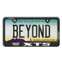 Cadillac XT5 Black Carbon Fiber Look ABS Plastic License Plate Frame