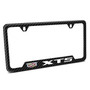 Cadillac XT5 Black Carbon Fiber Texture ABS Plastic 50 States License Plate Frame