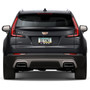 Cadillac XT4 Black Carbon Fiber Look ABS Plastic License Plate Frame