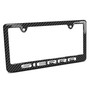 GMC Sierra Black Carbon Fiber Look ABS Plastic License Plate Frame