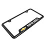 Chevrolet Malibu Black Carbon Fiber Texture ABS Plastic 50 States License Plate Frame