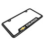 Chevrolet Equinox Black Carbon Fiber Texture ABS Plastic 50 States License Plate Frame