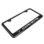 Chevrolet Corvette C7 Black Carbon Fiber Look ABS Plastic License Plate Frame