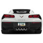 Chevrolet Corvette C7 Black Carbon Fiber Look ABS Plastic License Plate Frame