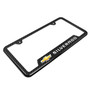 Chevrolet Silverado Black Carbon Fiber Texture ABS Plastic 50 States License Plate Frame