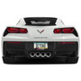 Chevrolet Corvette C7 Z06 Black Carbon Fiber Look ABS Plastic License Plate Frame