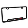 Chevrolet Corvette C7 Grand-Sport Black Carbon Fiber Texture ABS Plastic 50 States License Plate Frame