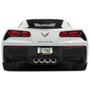 Chevrolet Corvette C7 Black Metal License Plate Frame