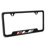 Chevrolet Camaro 1LE Black Carbon Fiber Texture ABS Plastic 50 States License Plate Frame