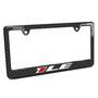 Chevrolet Camaro 1LE Black Carbon Fiber Look ABS Plastic License Plate Frame