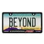 Chevrolet Camaro RS Black Carbon Fiber Texture ABS Plastic 50 States License Plate Frame