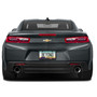 Chevrolet Camaro RS Black Carbon Fiber Texture ABS Plastic 50 States License Plate Frame