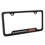 Chevrolet Camaro SS Black Carbon Fiber Texture ABS Plastic 50 States License Plate Frame