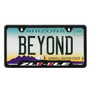Chevrolet Camaro ZL1-1LE Black Carbon Fiber Texture ABS Plastic 50 States License Plate Frame