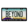 Chevrolet Corvette C8 Black Carbon Fiber Texture ABS Plastic 50 States License Plate Frame