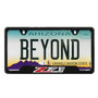 Chevrolet Z71 Black Carbon Fiber Texture ABS Plastic 50 States License Plate Frame
