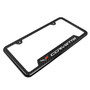 Chevrolet Corvette C6 Black Carbon Fiber Texture ABS Plastic 50 States License Plate Frame