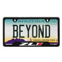Chevrolet Camaro ZL1 Black Carbon Fiber Texture ABS Plastic 50 States License Plate Frame