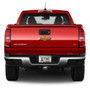 Chevrolet Colorado in 3D on Mirror Chrome Metal License Plate Frame