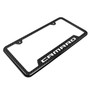 Chevrolet Camaro Black Carbon Fiber Texture ABS Plastic 50 States License Plate Frame