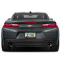 Chevrolet Camaro Black Carbon Fiber Texture ABS Plastic 50 States License Plate Frame