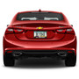 Chevrolet Malibu Black Carbon Fiber Look ABS Plastic License Plate Frame