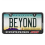Chevrolet Camaro SS Black Carbon Fiber Look ABS Plastic License Plate Frame