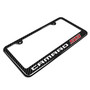 Chevrolet Camaro SS Black Carbon Fiber Look ABS Plastic License Plate Frame