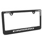 Chevrolet Camaro Black Carbon Fiber Look ABS Plastic License Plate Frame