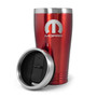 Mopar Parts Red Stainless Steel Travel Mug Tumbler