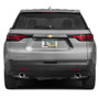 Chevrolet Traverse in 3D on Mirror Chrome Metal License Plate Frame