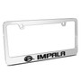 Chevrolet Impala in 3D on Mirror Chrome Metal License Plate Frame