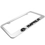 Chevrolet Impala in 3D on Mirror Chrome Metal License Plate Frame