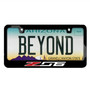 Chevrolet Corvette C7 Z06 Black Metal License Plate Frame