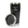 Ford Mustang 5.0 Black Stainless Steel Travel Tumbler Mug , Official Licensed