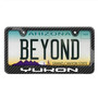 GMC Yukon Black Carbon Fiber Look ABS Plastic License Plate Frame