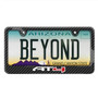 GMC AT4 Black Carbon Fiber Look ABS Plastic License Plate Frame