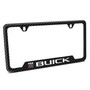 Buick Black Carbon Fiber Texture ABS Plastic 50 States License Plate Frame