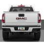 GMC Canyon Black Carbon Fiber Texture ABS Plastic 50 States License Plate Frame