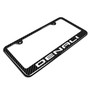GMC Denali Black Carbon Fiber Look ABS Plastic License Plate Frame