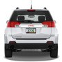GMC Terrain Black Carbon Fiber Texture ABS Plastic 50 States License Plate Frame